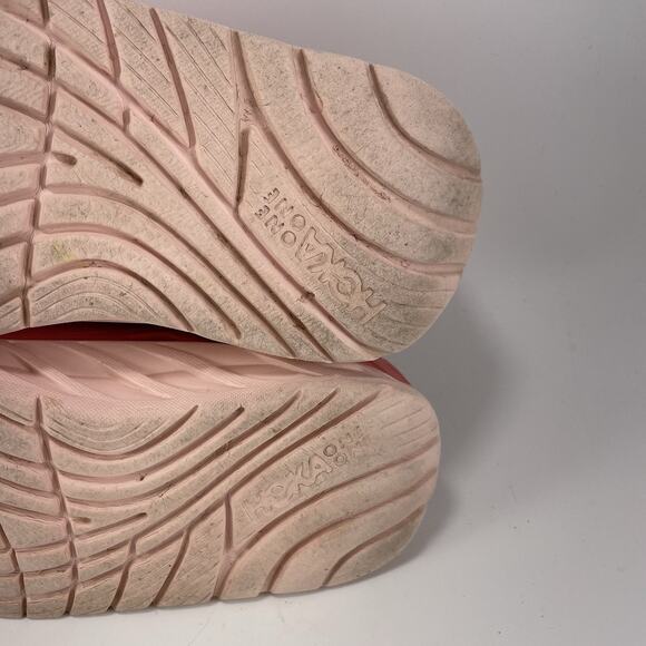 Hoka One One Ora Recovery Sandals Womens Size 5 Latana Pink Salt Comfort Slides - Picture 9 of 10